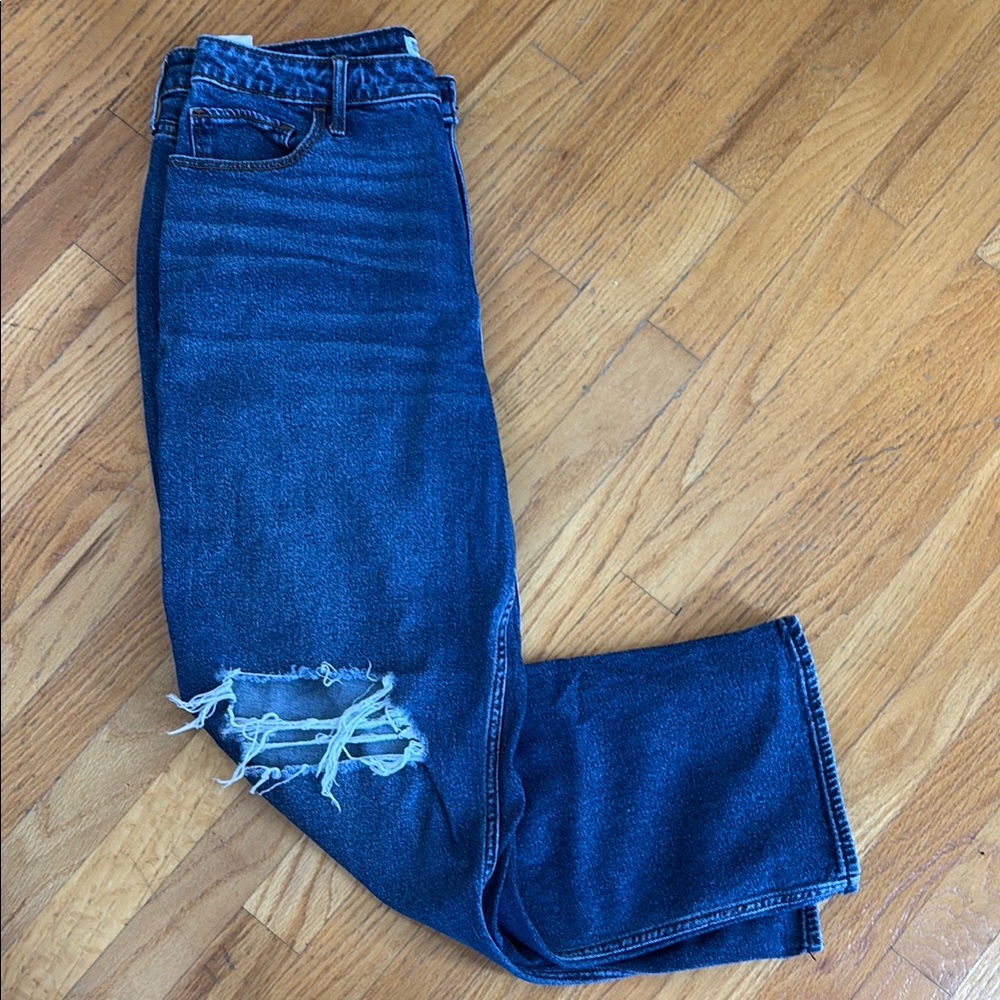 Hollister Blue Straight Leg Jeans Classic Denim